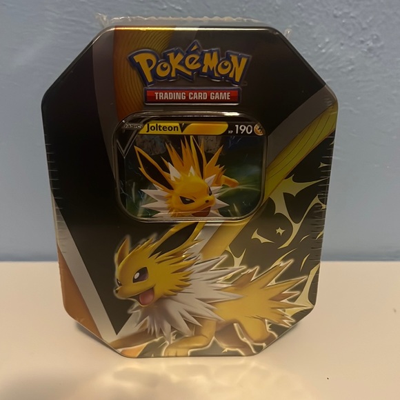 Pokemon Other - Pokémon Jolteon Eeveelution Tin Factory Sealed